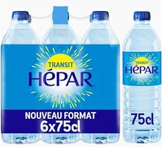 HEPAR Eau minérale naturelle riche en magnésium 6 x 75 cl