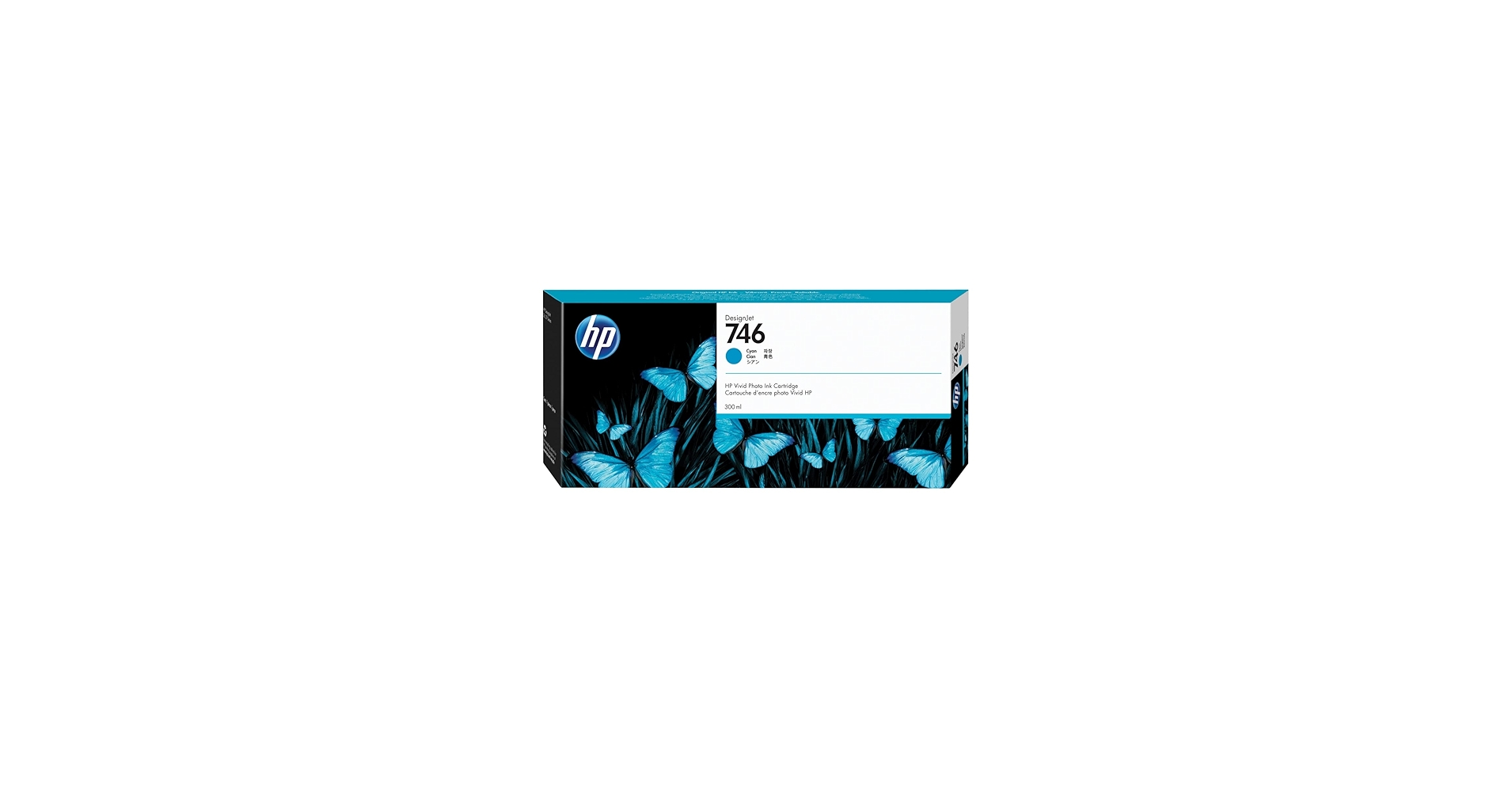 Amazon.com: HP 746 Cyan 300-ml Genuine Ink Cartridge (P2V80A