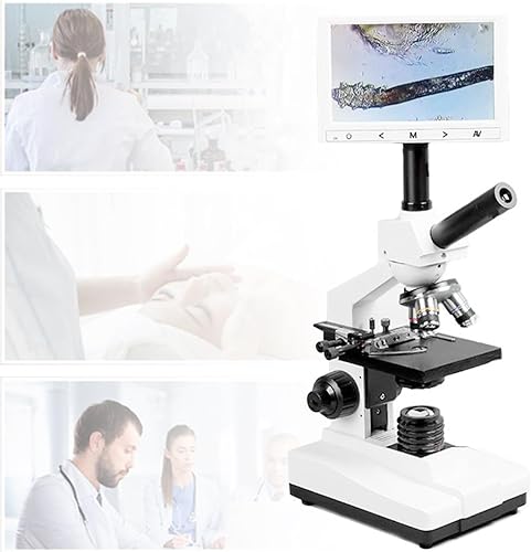 Microscopio 40X-2000X compuesto óptico de laboratorio profesional monocular biológico conjunto de microscopios biológicos gruesos y finos