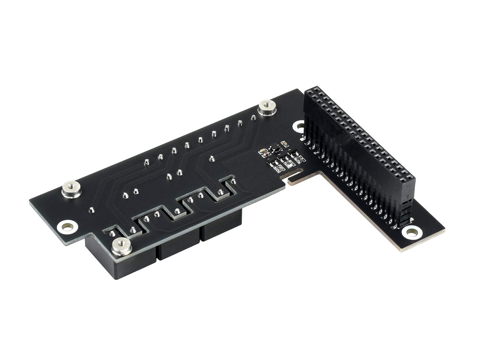 Waveshare 3-Ch Relay Expansion Board Designed for Jetson Nano Optocoupler Isolation