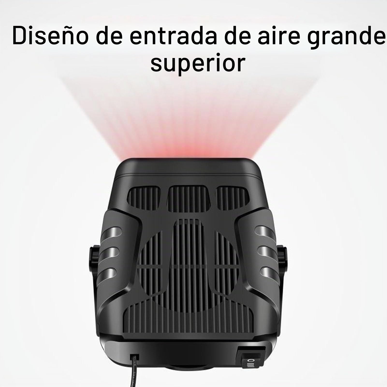 Luocute Calentador DE Espacio Portátil, Ajuste para la Batería DE la Serie Dayi A3 Batería DE 360 ​​grados BLOWER PEQUEÑO CALETOR CON CABLO DE TEMPERATURA USB 2 2 Cable DE 60 Cm, Dirige