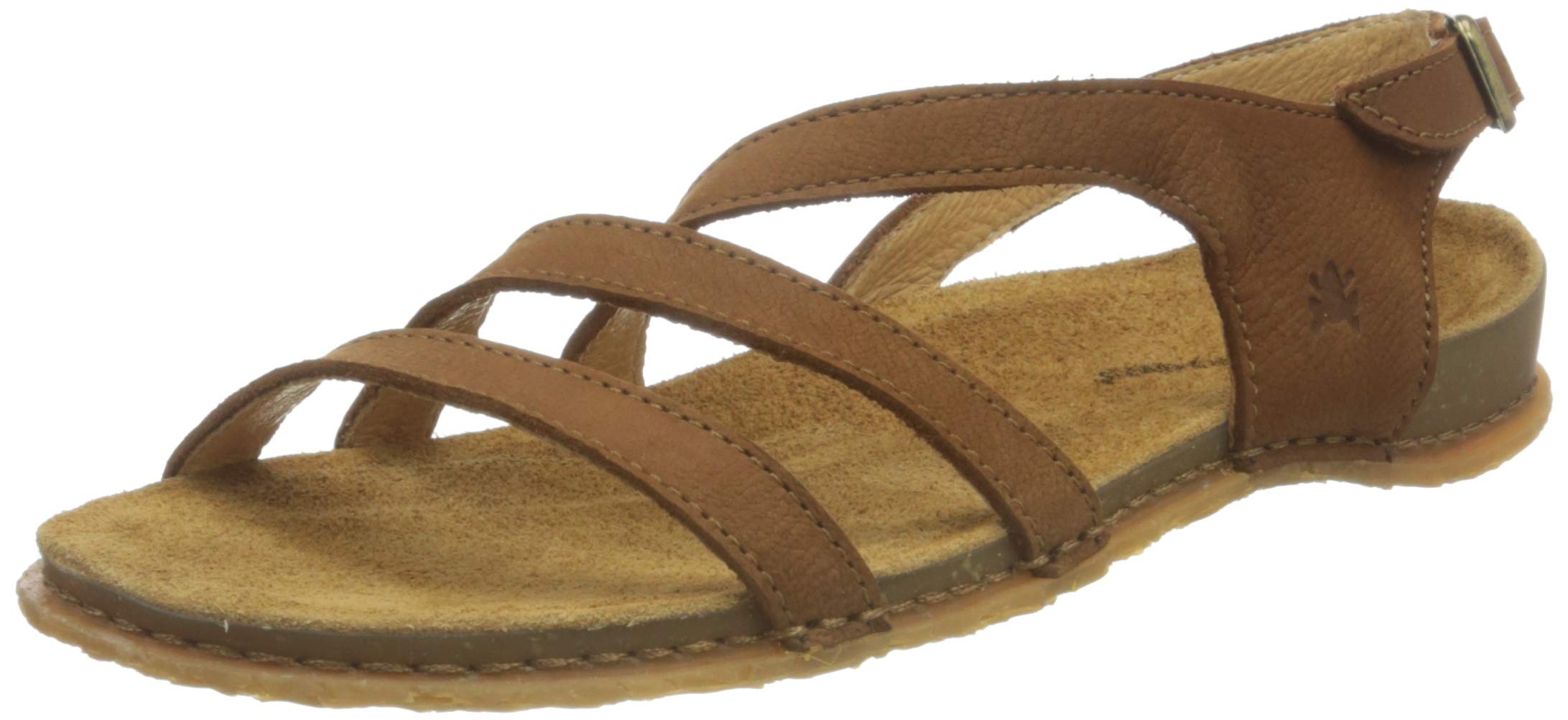 El Naturalista Women's N5811 Sandal, Wood, 5 UK