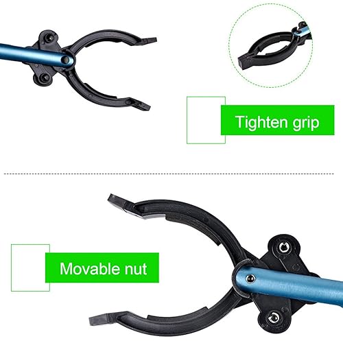 Miniatura 8 de Alicates de agarre para personas mayores, agarrador recolector de basura, el tubo de aleación de aluminio no es fácil de dañar. Herramienta portátil