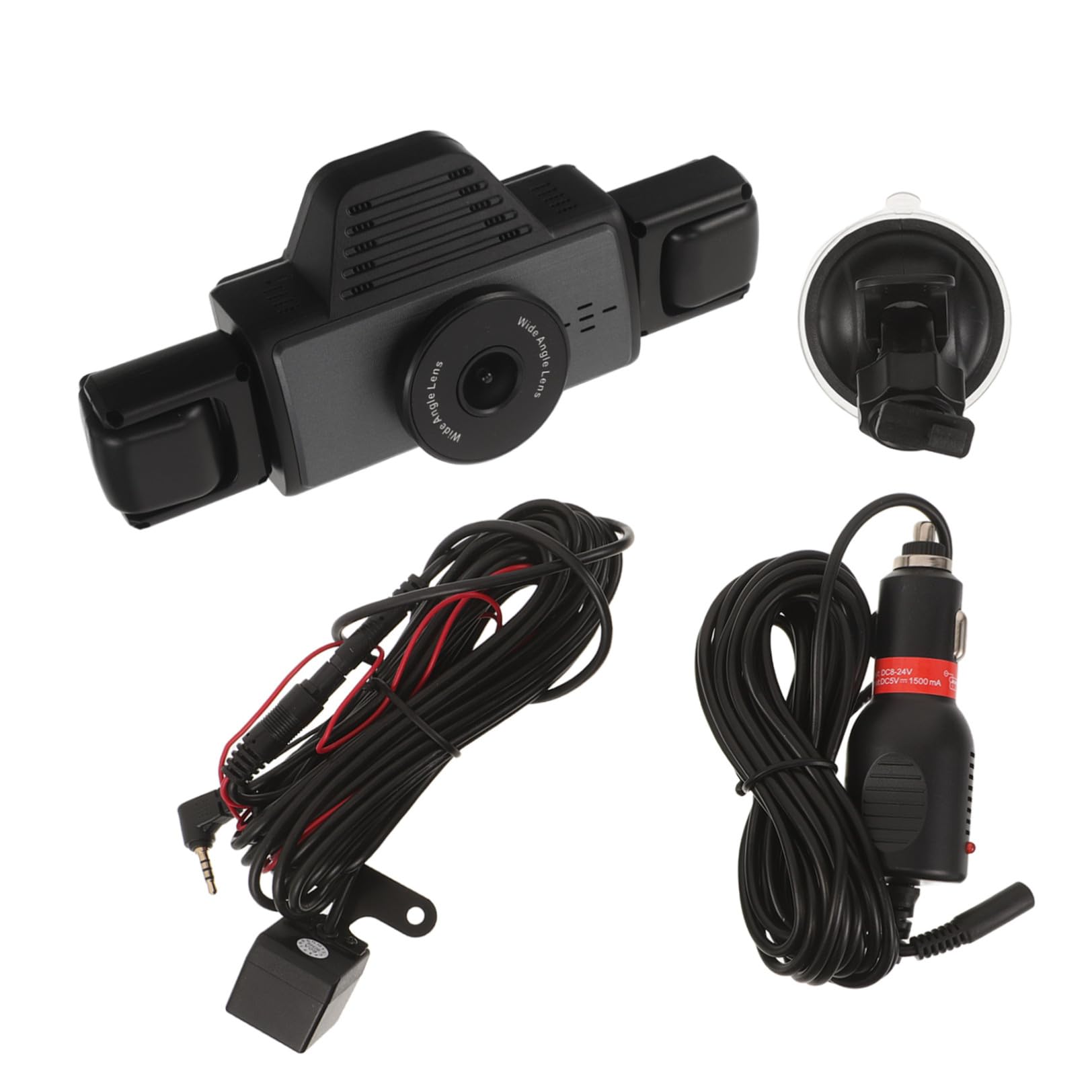 Videoregistratore Auto con Wifi, Visione Notturna Infrarossi | Copertura Grandangolare, Registrazione in Ciclo Automatica, Corpo Abs Nero, per Auto e Viaggio su Strada