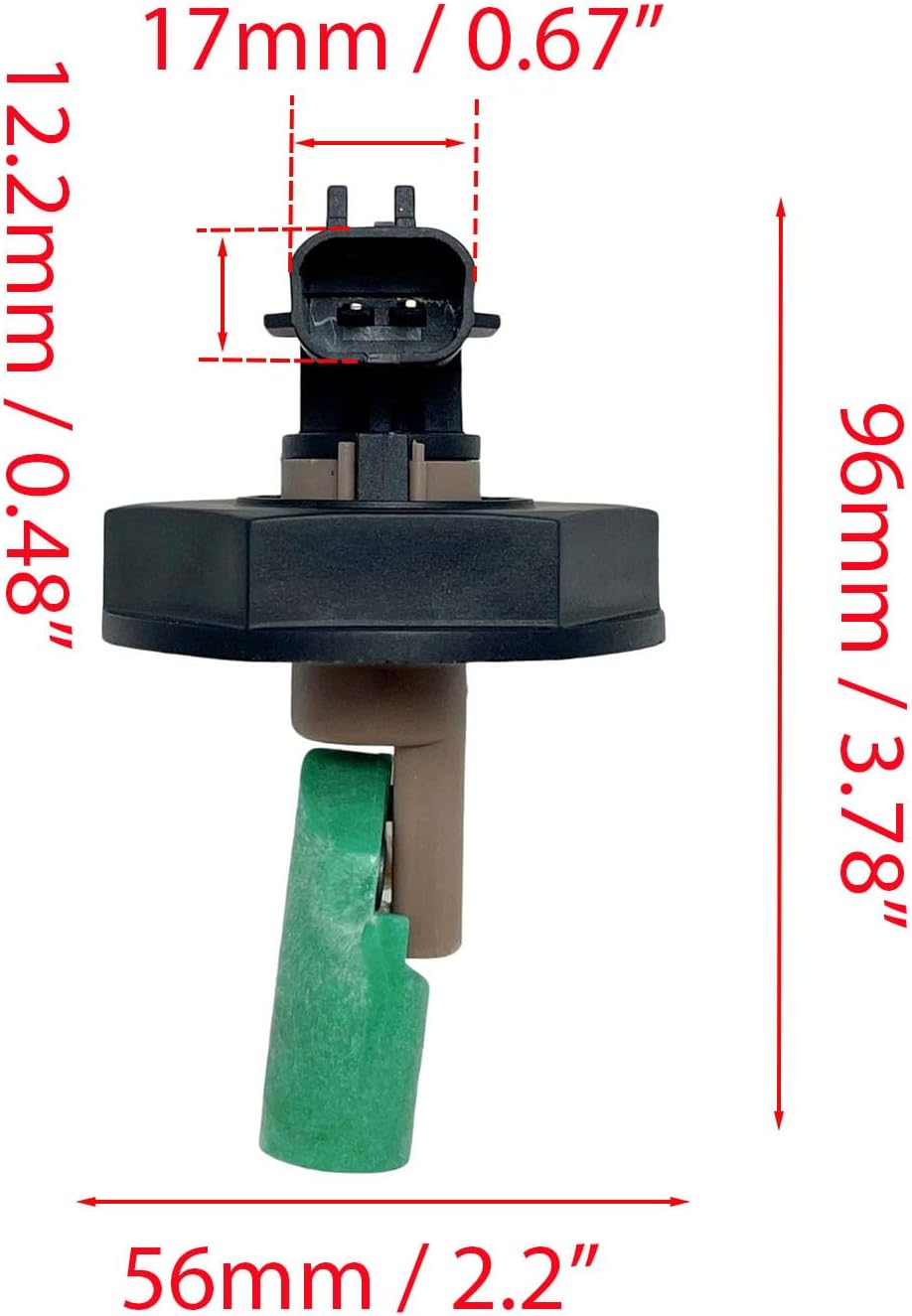 Coolant Fluid Level Sensor 924-5205 662384002 Compatible with 2008-2020 Cascadia 2007-2017 Columbia
