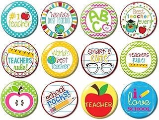 I Love Teaching Buttons Pins (set #6)