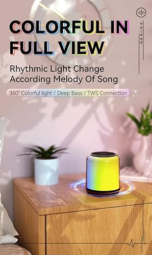 Miniatura 2 de Aura-Sync Surround TWSRGB-Color Altavoz, pequeño, marrón