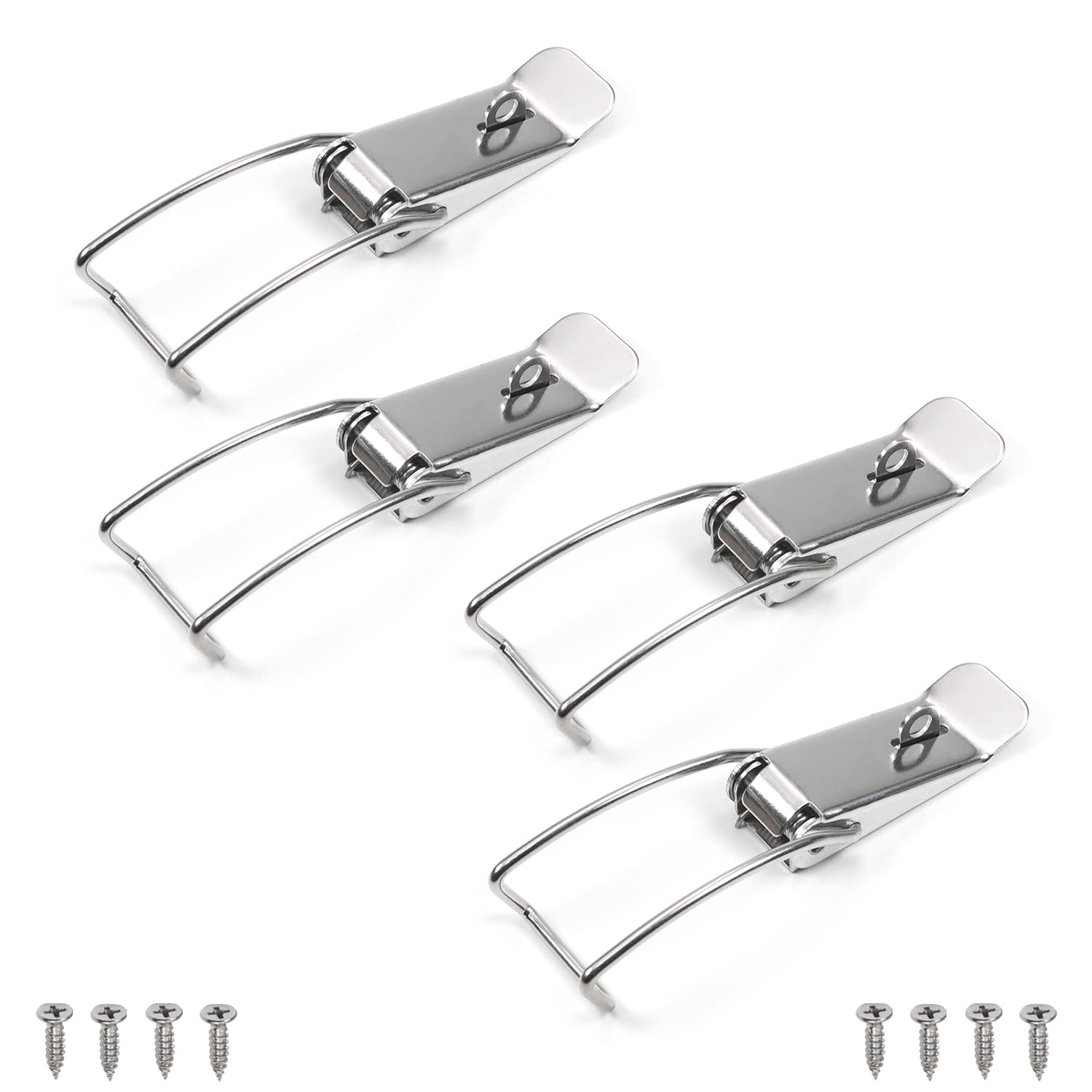 Toggle Latch， Toggle Catch,Spring Loaded Latch, Hasp Heavy Duty,4PCS