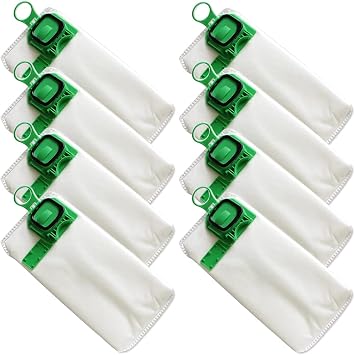 Chuancheng 8Pcs High Efficiency Dust Bag for Vorwerk Kobold VK140 VK150 FP140 Vacuum Cleaner Parts
