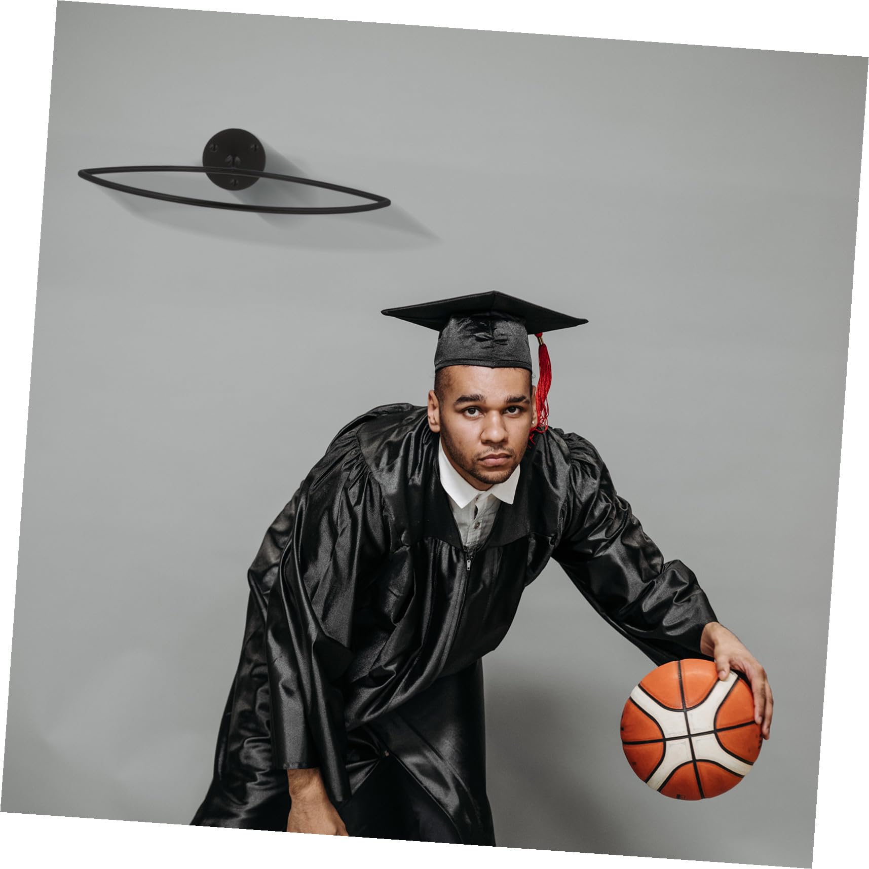 Kisangel Soporte De Fútbol ​​Soporte para Gimnasio Decoración para Autos Póster Soporte para Baloncesto Estante para Almacenamiento De Baloncesto Accesorios para Balones Soporte