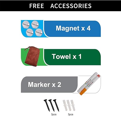 Miniatura 8 de Board2by Letrero magnético resistente con marco en A, 40 x 20 pulgadas, tablero de sándwich grande de pie, caballete de pizarra para exteriores,