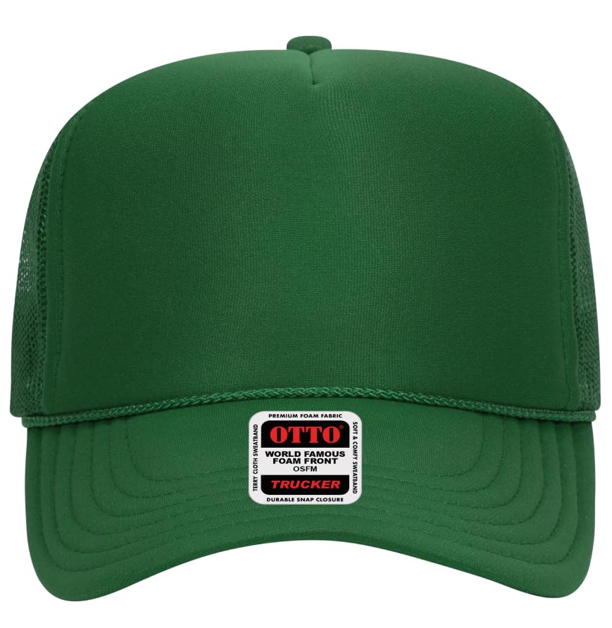 Image of Otto Cap 5-Panel High Crown Mesh Back Trucker Hat