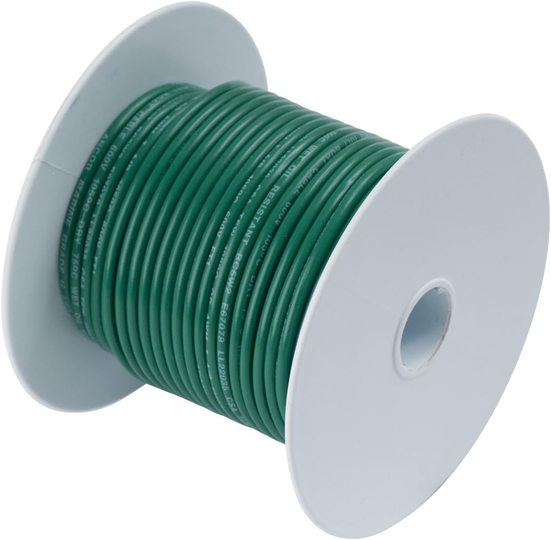 Calterm 52143 Primary Wire 100' 14 AWG, Green, Electrical Wire Amazon