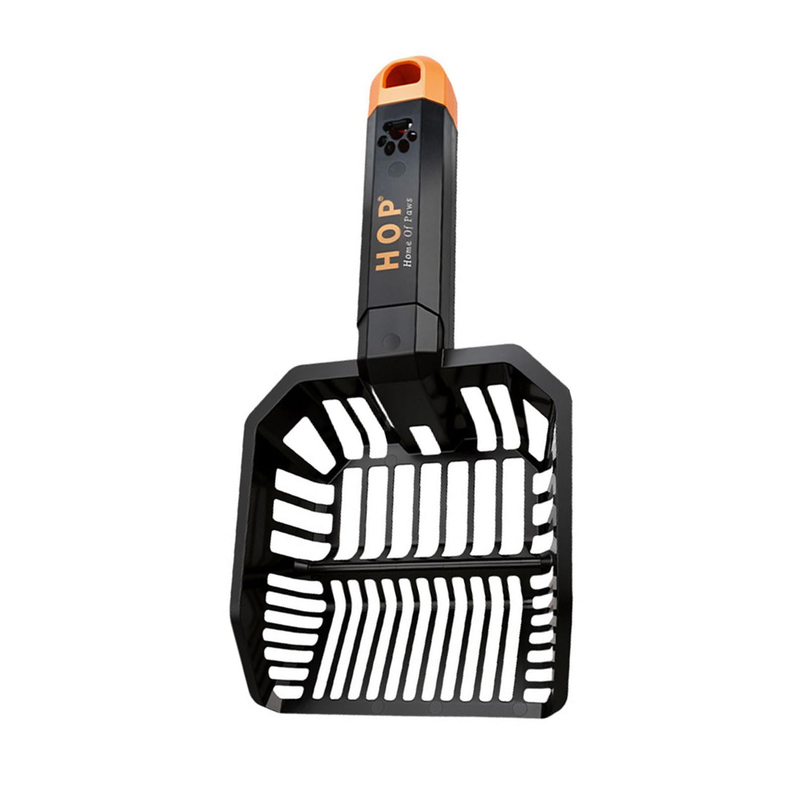 Kaeltsyn Hollowed Litter Scooper with Ergonomic Handle Light Weight Plastomer Poop Scooper for Pet Poop Waste Removal Puss Trash Spoon