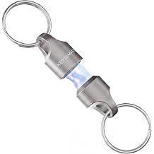 KeySmart MagConnect Magnetic Key Holder for Purse, Key Chains for Car Keys - Detachable Key Ring Quick Release Keychain