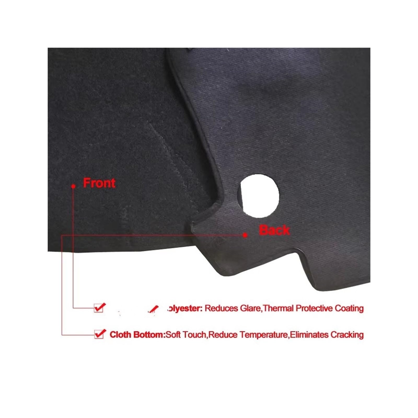 Tapis Tableau Bord intérieur Voiture pour Nissan pour Maxima J32 2008-2013 2e Génération RHD Couverture Tableau Bord Intérieur Voiture Tapis Coussin Pare-Soleil Cape(RHD Blue)