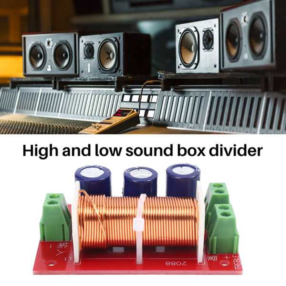 400 W, frequenza altoparlante morbida, 2 , alta bassa, 4-16 Ohm, divisore per altoparlanti