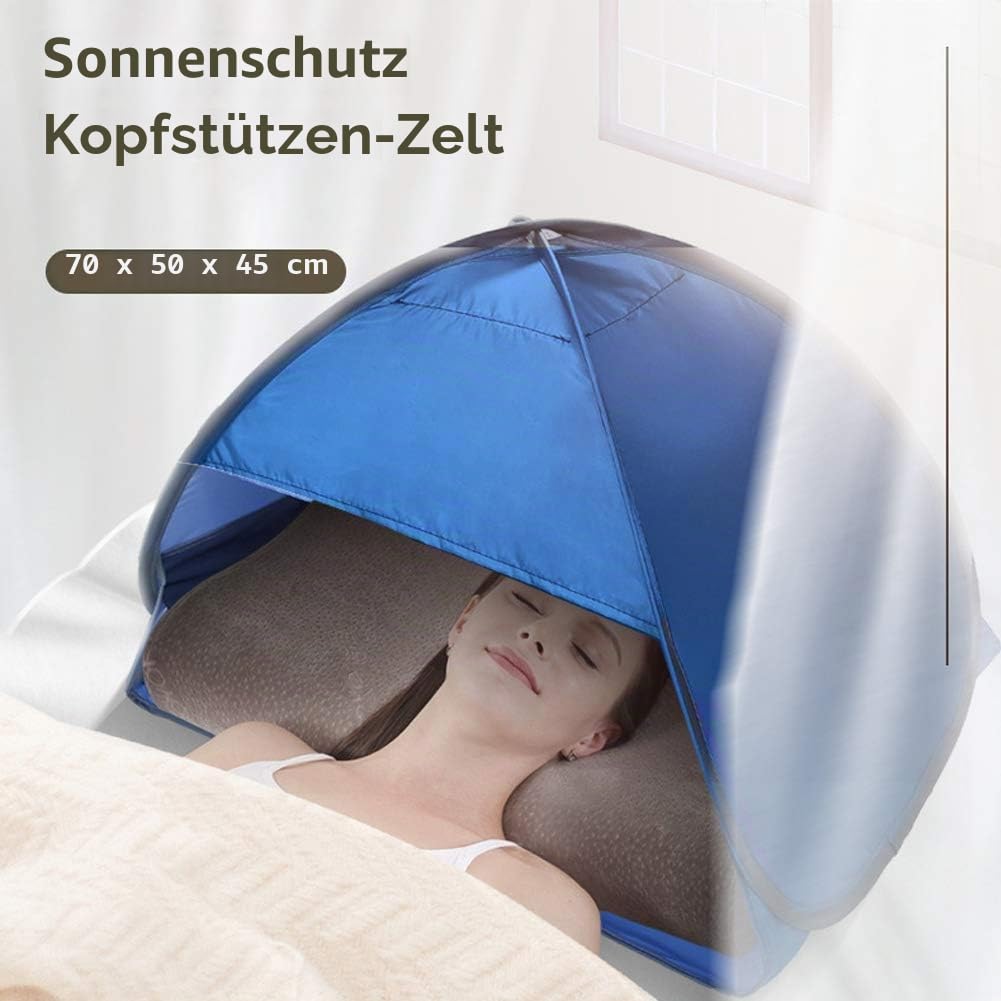 Kleines Pop-up-Strandzelt - Sonnendach - Instant Face Shade Vordach - Anti-UV - für Outdoor Strand Camping Angeln Wandern