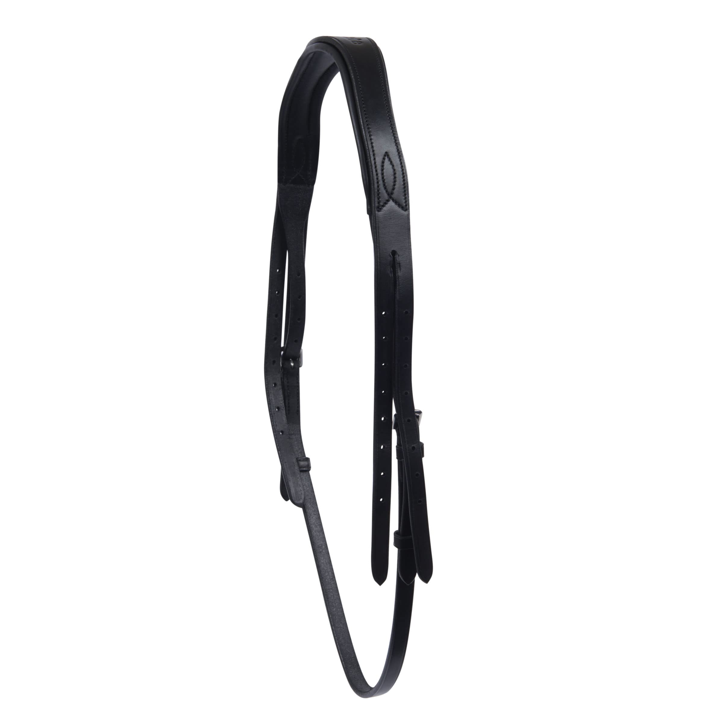 Collegiate Mono Crown Headpiece, Black, Full