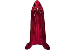 Unisex Hooded Cloak For Halloween Cosplay Costume