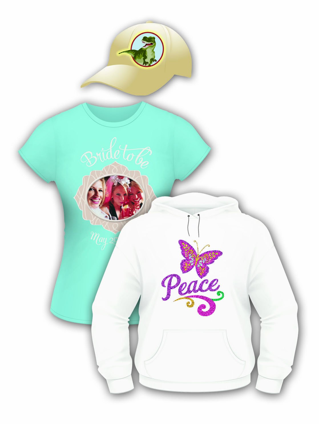 Jolee's Boutique Easy Image Transfer Paper for Light Fabrics, Specialty Assortment