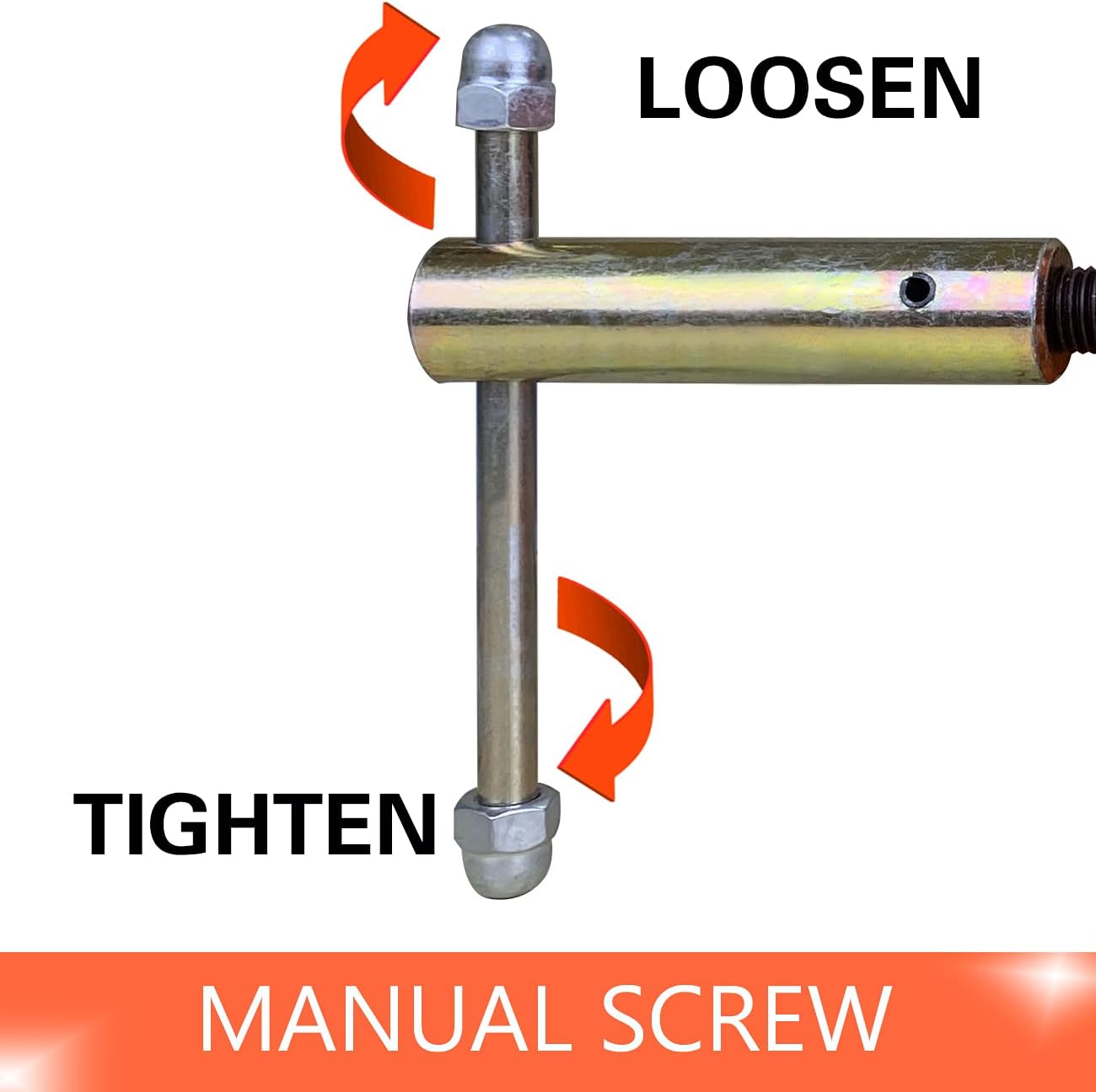 TOYO-INTL Vertical Beam Clamp 4400lbs/2 ton Capacity 3-9Inch Opening Range Beam Clamps for Rigging Heavy Duty Steel Beam Clamp Tool Easy to use beam clamp tool,Orange(4400lbs) : Industrial & Scientific