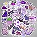 Produktbild BLOUR 50 Stück/Set Cartoon Lila dekorative Mädchen Aufkleber für DIY Koffer Skateboard Laptop Aufkleber Kinder Geschenk kleine frische Abziehbilder
