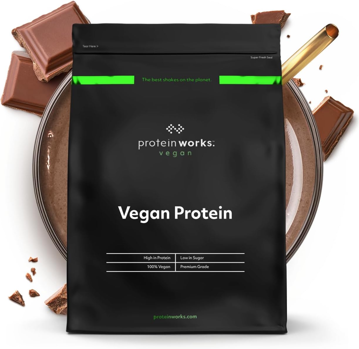 Vegan Protein (Chocolate Silk, 500 g)