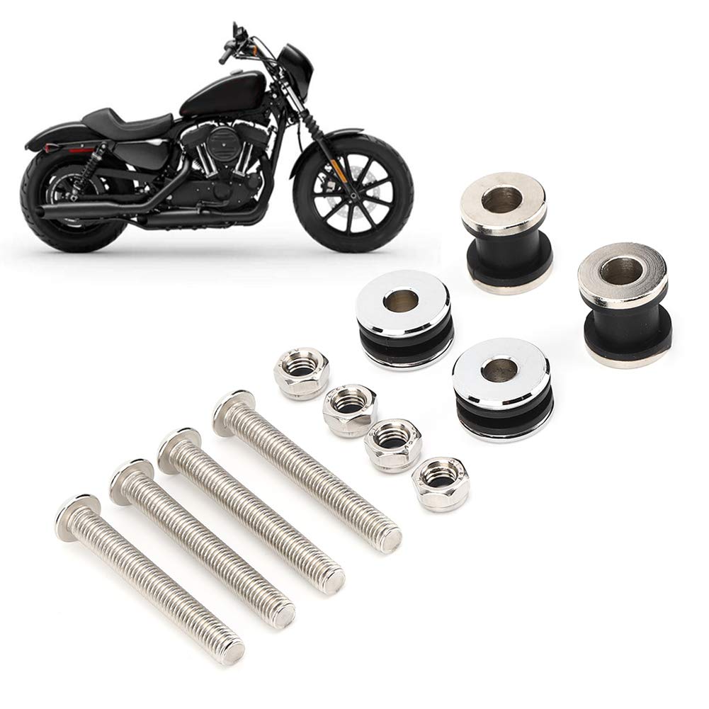 Kit Sgancio Rapido Sissy Bar e Montaggio Portapacchi Per Moto - Hardware Di Aggancio, Vite Di Montaggio Per Iron 1200 - Adatto Per Viteria Fissaggio