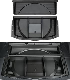 AutoQi For 2026 Toyota RAV4 Trunk Hidden Storage Box, SUV Insert Cargo Rear Hatch Organizer, Extra Space fits RAV4 LE XLE XSE TRD Hybrid Under Cargo Floor Storage Accessories