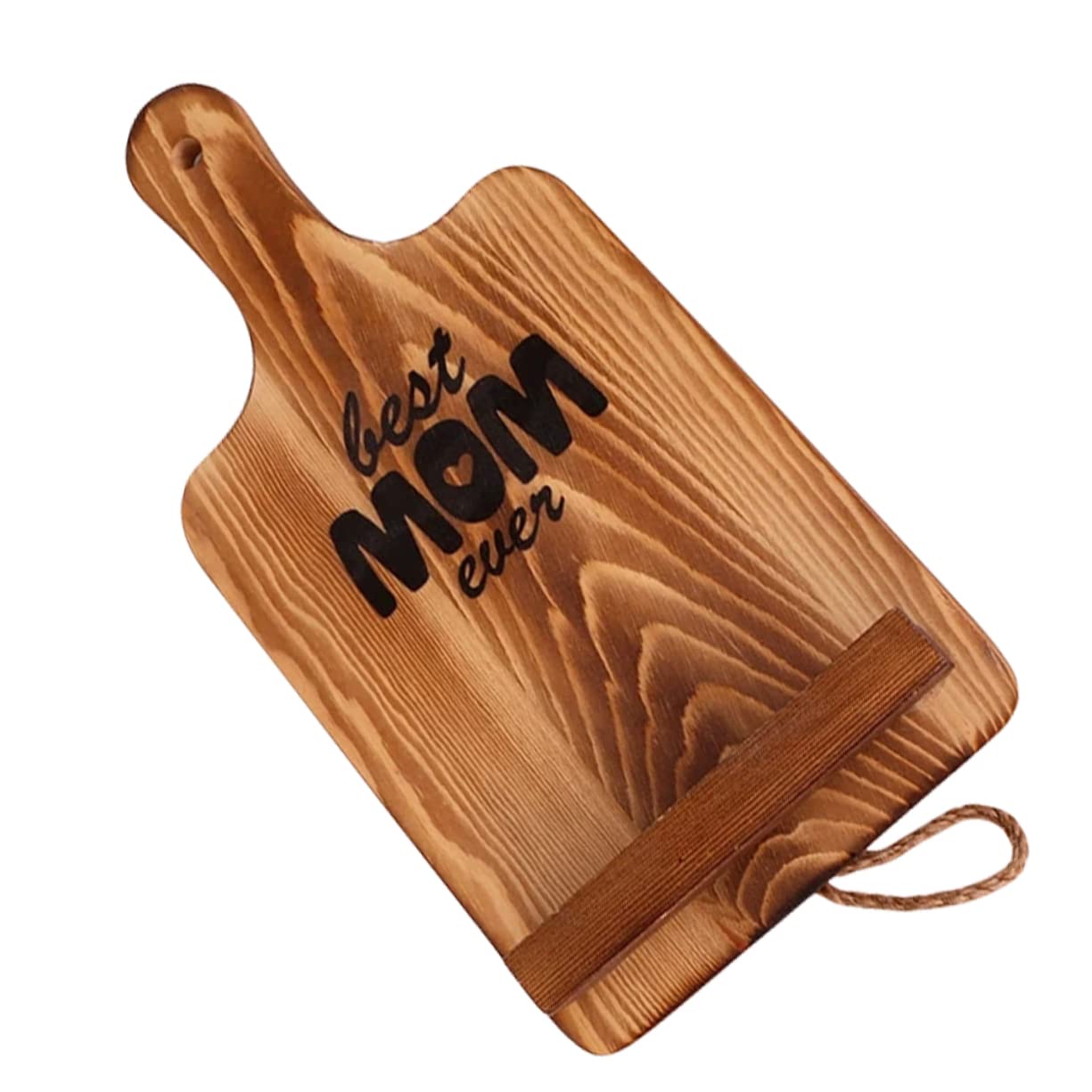 TOPBATHY 3St Rezepthalter Für Mama Küchenregale Mama Kochbücher Rezeptbuchständer bookend buchstützer wohnraumdeko Rezeptbuchhalter für zu Hause Halter für Rezeptbücher Kiefernholz