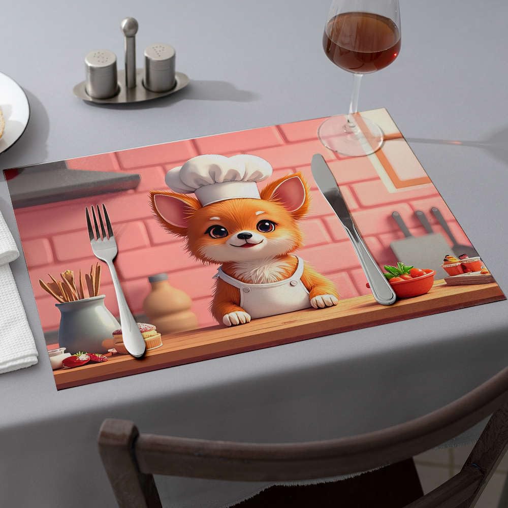 Set de table anti chaleur lot de 6 évite les marques de plat chaud sur le comptoir