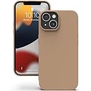 YATWIN Silicone Back Case for iPhone 13 Mini, Soft-Touch Phone Back Cover for Apple iPhone 13 Mini-Milk Tee, Beige gallery image
