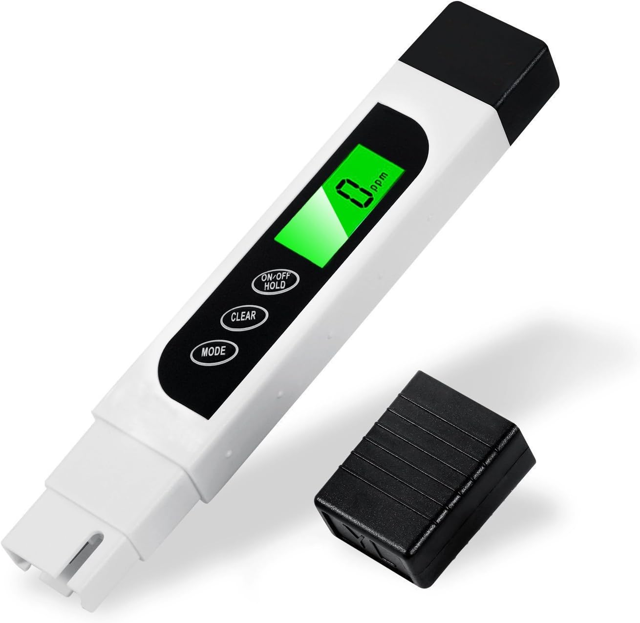 Water Quality Tester Meter,TDS Meter with Backlit LCD，EC & Temperature Meter，Accurate Professional,Pool Water Test Kit 0-9990 ppm,Ideal for Drinking Water, Hydroponics,Aquariums, etc