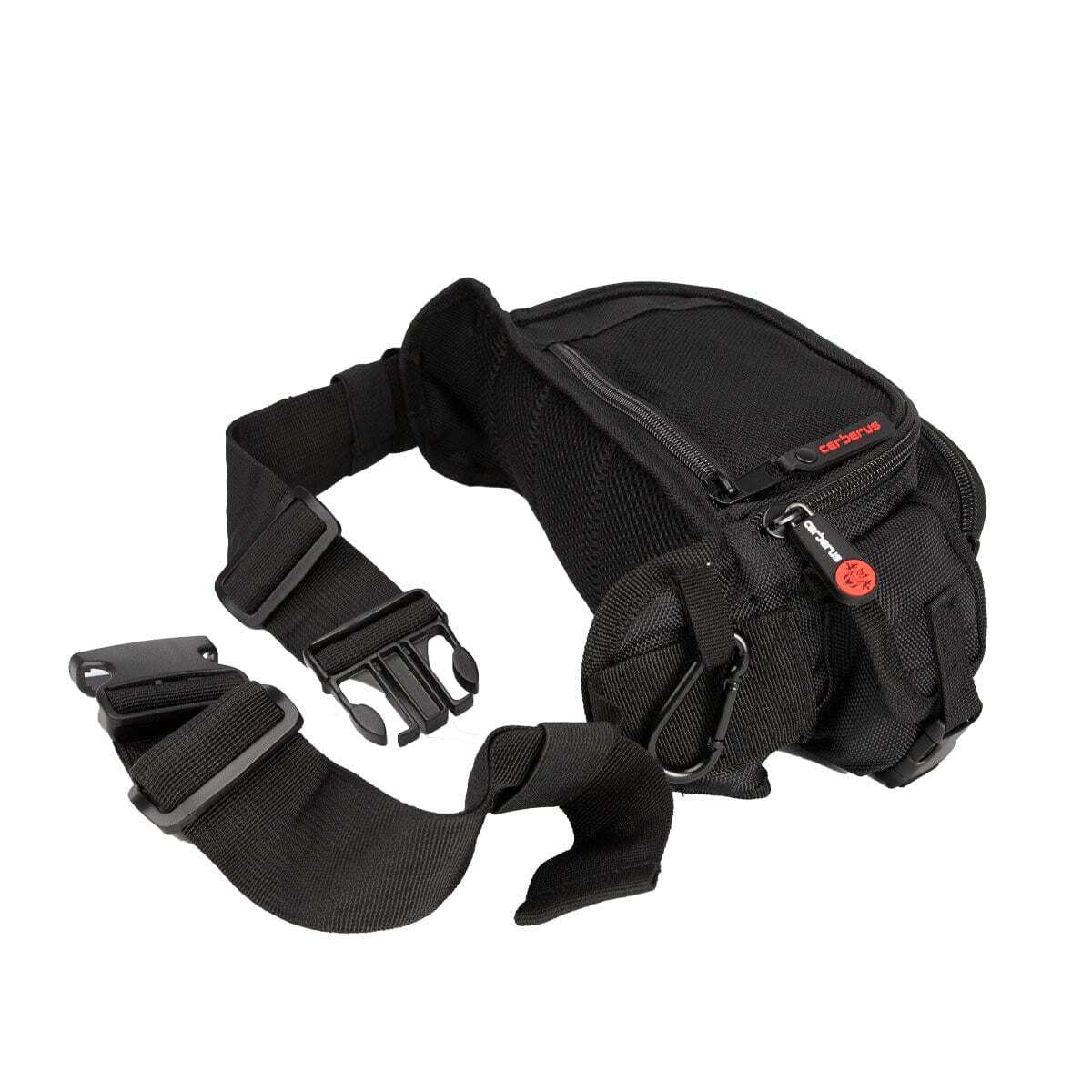 CERBERUS Strength Utility Bag – Große Bauchtasche/Umhängetasche, Schwarz, S