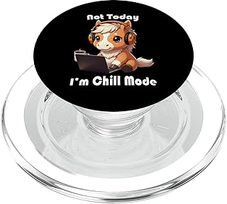 Not Today I’m Chill Mode Kawaii Horse PopSockets PopGrip for MagSafe