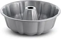 Mrs. Anderson's Baking Forma de bolo canelada, aço para carro com revestimento antiaderente de liberação rápida, livre de PFOA, 26 cm x 8 cm (22082)