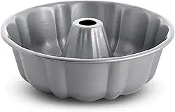 Mrs. Anderson's Baking Forma de bolo canelada, aço para carro com revestimento antiaderente de liberação rápida, livre de PFOA, 26 cm x 8 cm (22082)