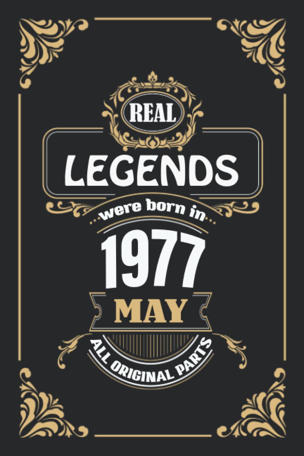 The notebook : Vintage born in May 1977 | birthday gifts for men/women: Personal Journal Notebook 120 Pages, 6x9, Soft Cover, Matte Finish