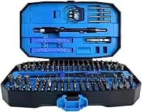 Kit Chave de Fenda com 128 Bits de Precisão + Ferramentas para Manutenção de Celulares, Computadores, Notebooks, Tablets, Consoles e Eletrônicos com Estojo Organizador