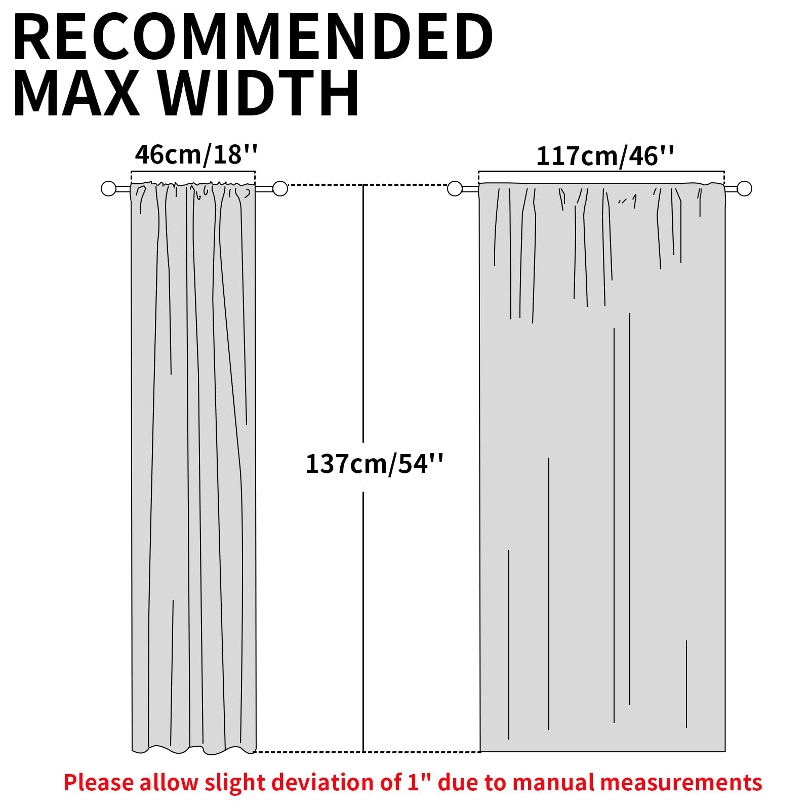 NAKIHOUSE Blackout Curtains for Bedroom 2 Panels Slot Top Solid Faux Linen Curtains Thermal Curtains for Living Room Nursery - Image 2