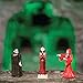Accoutrements Archie McPhee Itty Bitty Vampires - Bag of 9 Spooky, Creepy Novelty Miniature Action Figures in 3 Styles for Halloween Fun