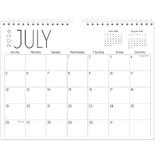 Calendar 2026-2027 - Wall Calendar from July 2026 to December 2027, 2026-2027 Hanging Calendar with Holiday Marked, Premium Paper for Organizing, 8.5'' x 11'',Black Large Word