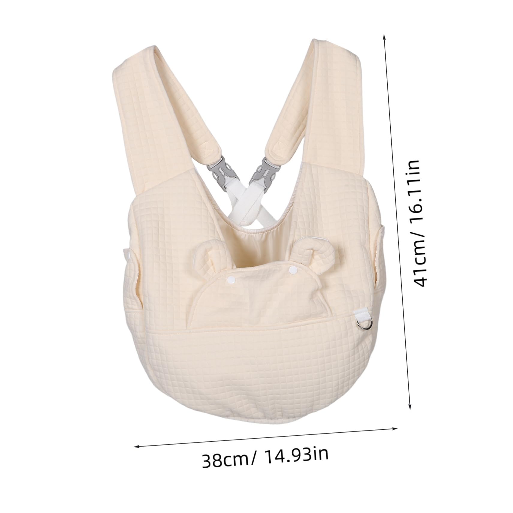 DINHEAROM Pet Front Carrier Backpack Dog and Cat Travel Bag Breathable Mesh Pet Carrier for Dogs Cats