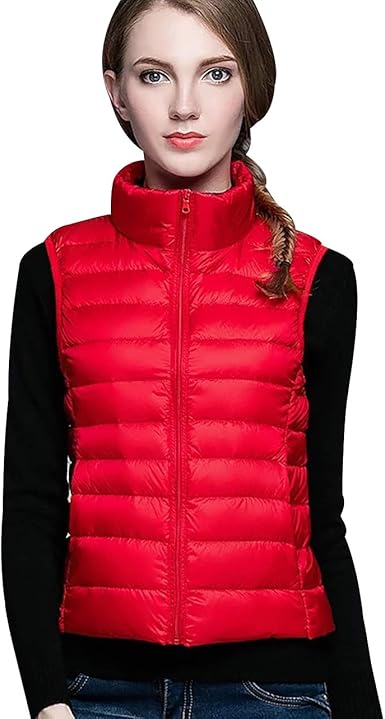 Doudoune Legere Sans Manches Femme Gilet Duvet Femme Veste