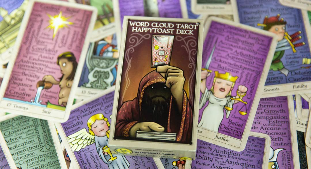 WordCloud Tarot - HappyToast Deck (Cardboard)