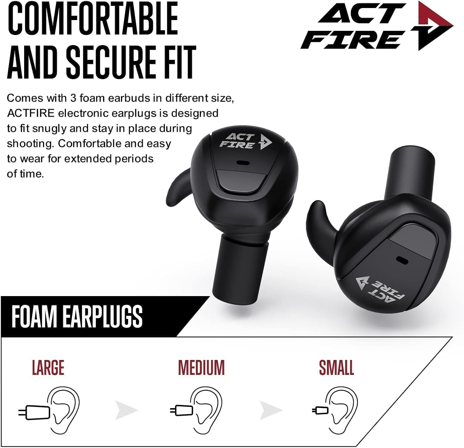 Tapones de protección auditiva con Bluetooth, protección auditiva, tapones electrónicos para reducción de ruido, deportes al aire libre