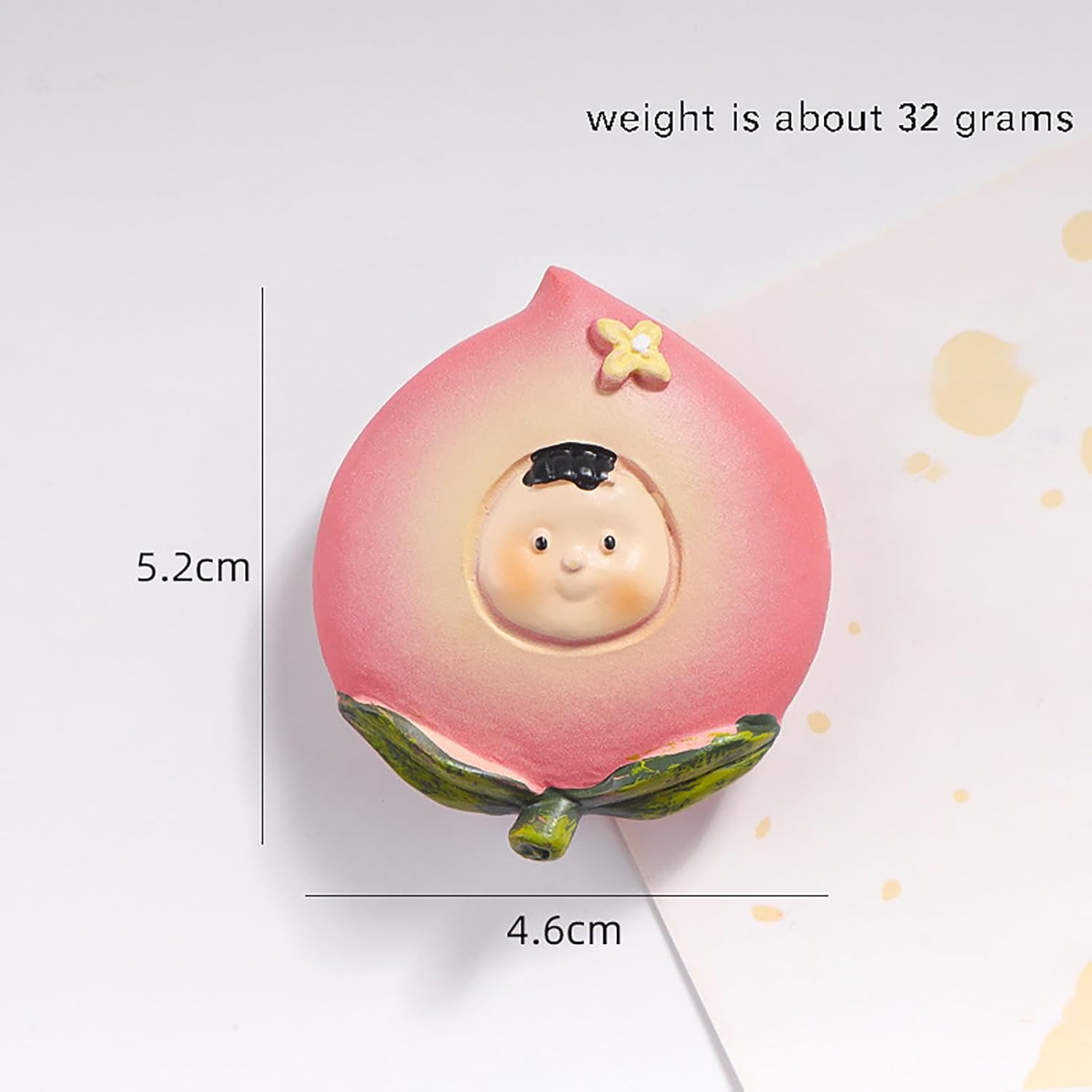 冷蔵庫マグネットセット、シミュレーションフルーツ冷蔵庫マグネット6個セット、樹脂クリエイティブデコレーション冷蔵庫マグネット、冷蔵庫