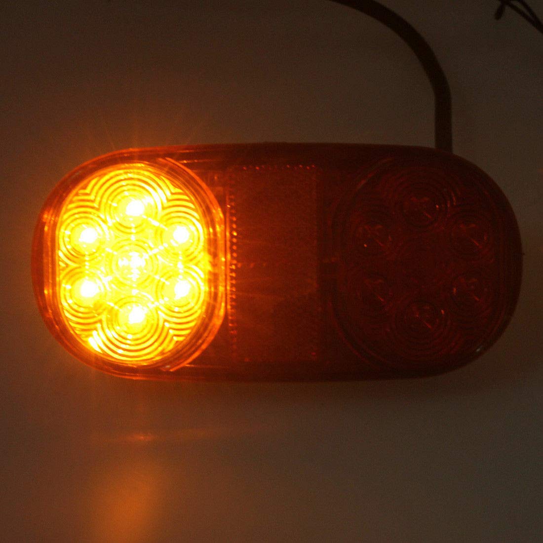 2 x 10-30 V LED tylne światła do przyczepy, tylne światło cofania sygnał kierunkowskazu ciężarówki przyczepa do przyczepy kempingowej odbiornika ciężarówki tylne światło kierunkowskazu
