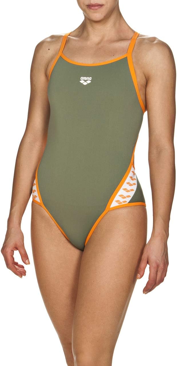 Arena Womens Team Stripe Superfly Back MaxLife One Piece Swimsuit - Image 2